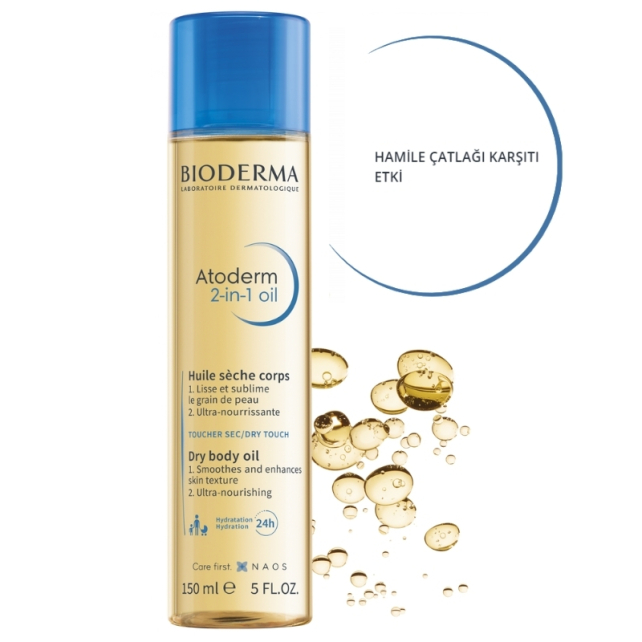 Bioderma Atoderm 2-in 1 Body Oil - Nemlendirici Vücut Yağı 150ml - 2