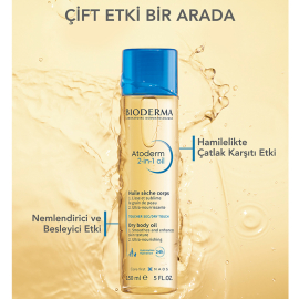 Bioderma Atoderm 2-in 1 Body Oil - Nemlendirici Vücut Yağı 150ml - 3