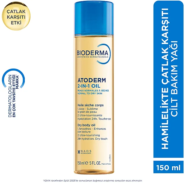 Bioderma Atoderm 2-in 1 Body Oil - Nemlendirici Vücut Yağı 150ml - 6