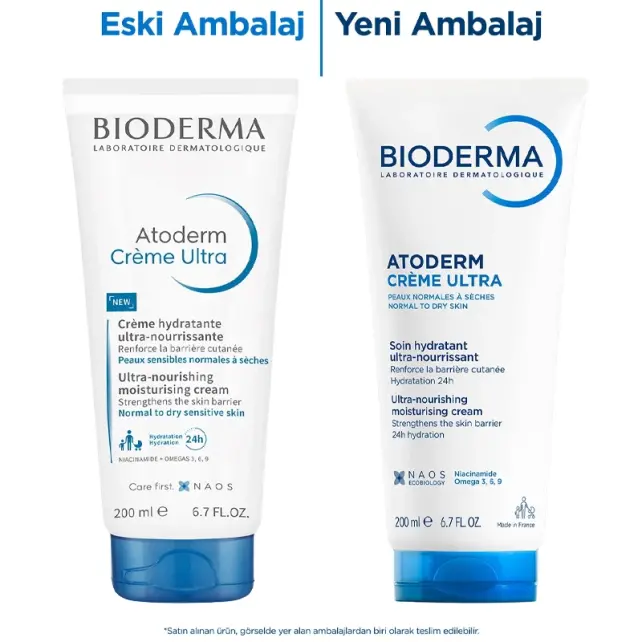 Bioderma Atoderm Creme Ultra - Nemlendirici Bakım Kremi 200ml - 3