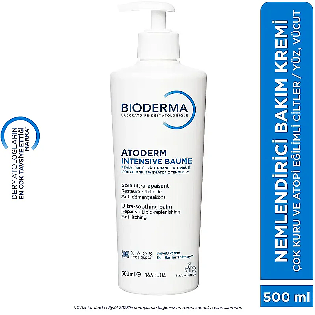 Bioderma Atoderm Intensive Baume - Atopi Eğilimli Cilt İçin Nemlendirici 500ml - 9