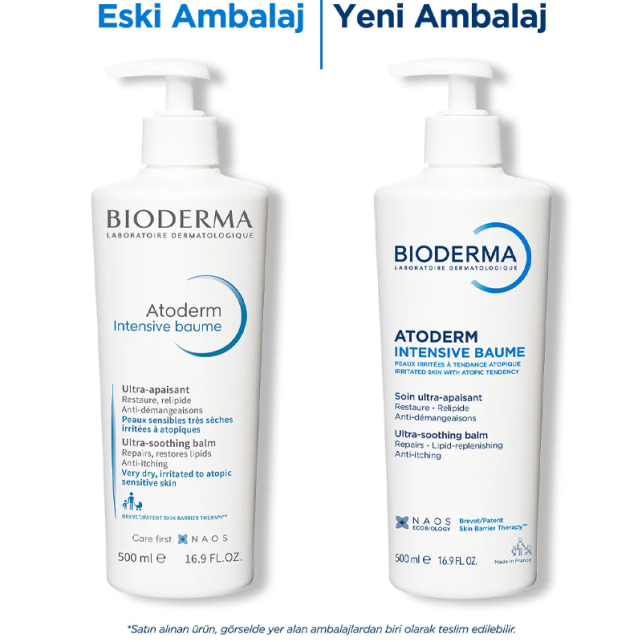Bioderma Atoderm Intensive Baume - Atopi Eğilimli Cilt için Nemlendirici 500ml - 3