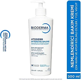 Bioderma Atoderm Intensive Baume - Atopi Eğilimli Cilt için Nemlendirici 500ml - 9