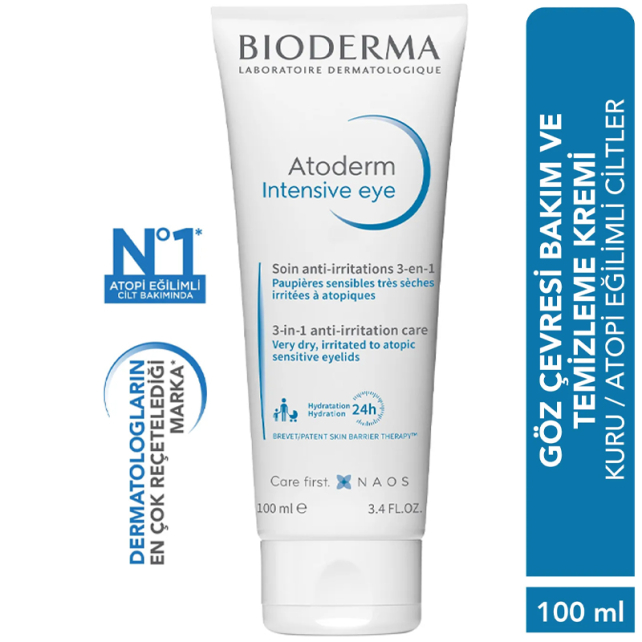 Bioderma Atoderm Intensive Eye - Atopi Eğilimli Cilt için Göz Çevresi Kremi 100ml - 3