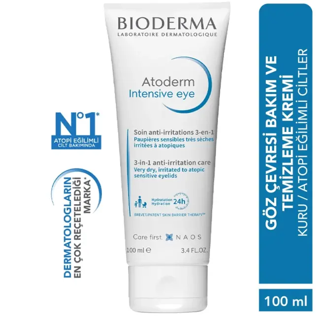 Bioderma Atoderm Intensive Eye - Atopi Eğilimli Cilt için Göz Çevresi Kremi 100ml - 3