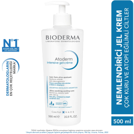 Bioderma Atoderm Intensive Gel Creme - Atopi Eğilimli Cilt için Nemlendirici 500ml - 4
