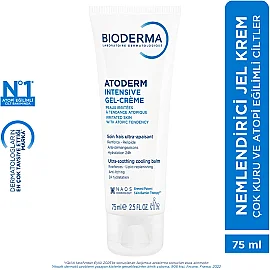 Bioderma Atoderm Intensive Gel Creme - Atopi Eğilimli Cilt için Nemlendirici 75ml - 4