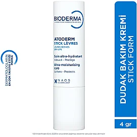 Bioderma Atoderm Levres Lipstick - Dudak Bakım Kremi 4gr - 6