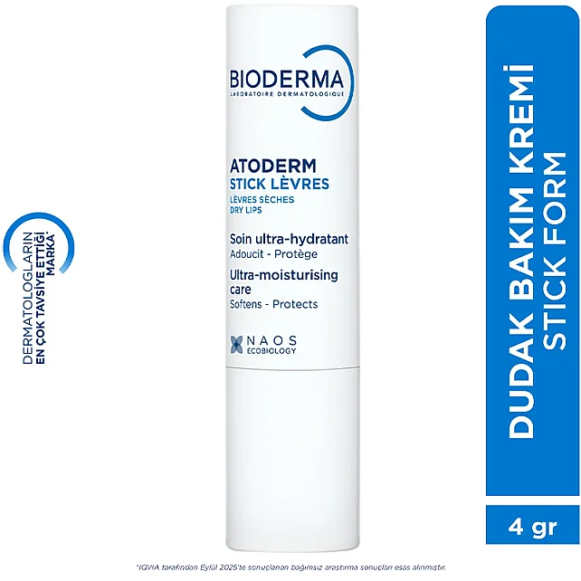 Bioderma Atoderm Levres Lipstick - Dudak Bakım Kremi 4gr - 6