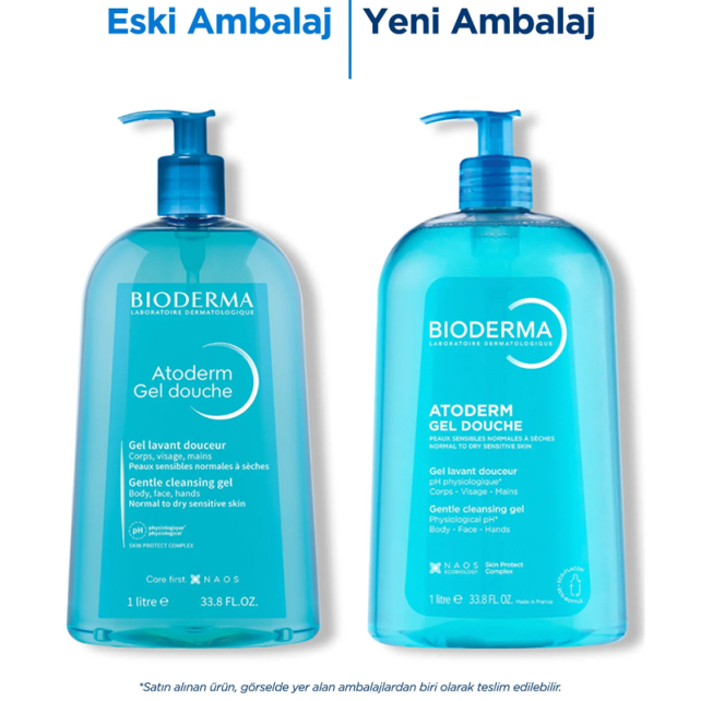 Bioderma Atoderm Shower Gel - Atopik Cilt Duş Jeli 1lt - 3