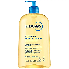 Bioderma Atoderm Shower Oil - Atopi Eğilimli Cilt İçin Duş Yağı 1lt - Bioderma