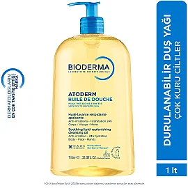 Bioderma Atoderm Shower Oil - Atopi Eğilimli Cilt için Duş Yağı 1lt - 7