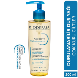 Bioderma Atoderm Shower Oil - Atopi Eğilimli Cilt için Duş Yağı 200ml - 5
