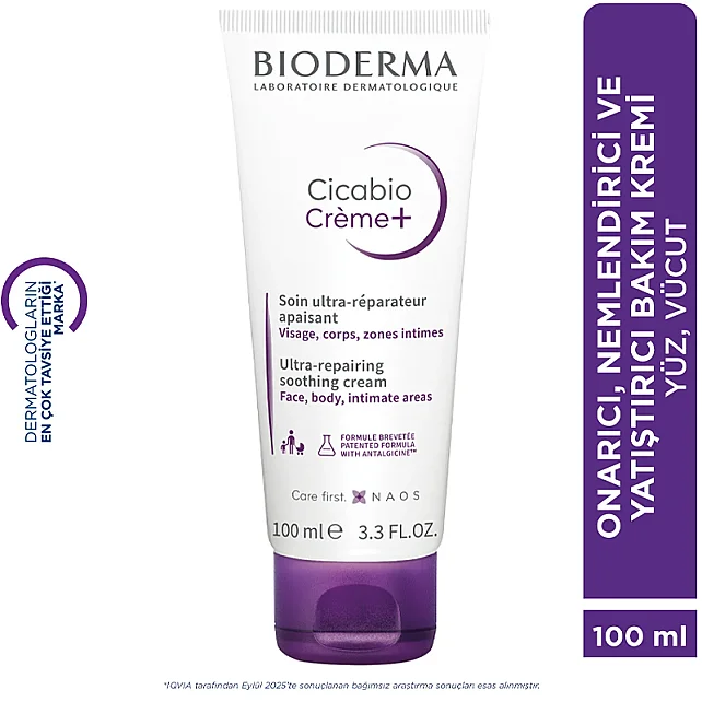 Bioderma Cicabio Creme+ Ultra-Repairing Soothing - Onarıcı ve Yatıştırıcı Krem 100ml - 7