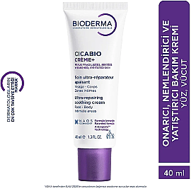 Bioderma Cicabio Creme+ Ultra - Repairing Soothing - Onarıcı ve Yatıştırıcı Krem 40ml - 8