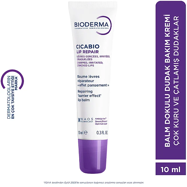 Bioderma Cicabio Lip Repair - Onarıcı Etkili Dudak Bakım Kremi 10ml - 9