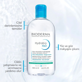 Bioderma Hydrabio H2O Miceller Solution - Misel Solüsyon 500ml - 2
