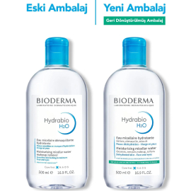 Bioderma Hydrabio H2O Miceller Solution - Misel Solüsyon 500ml İkili Paket - 3