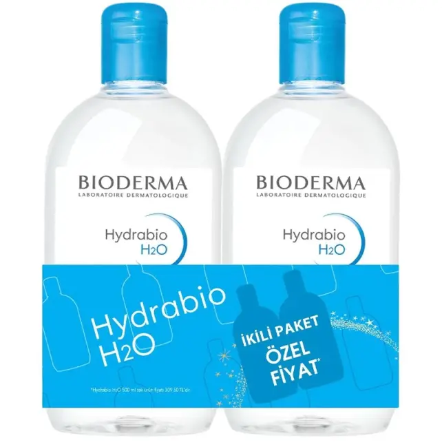 Bioderma Hydrabio H2O Miceller Solution - Misel Solüsyon 500ml İkili Paket - 1
