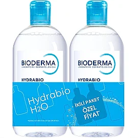 Bioderma Hydrabio H2O Miceller Solution - Misel Solüsyon 500ml İkili Paket - Bioderma