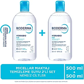 Bioderma Hydrabio H2O Miceller Solution - Misel Solüsyon 500ml İkili Paket - 6