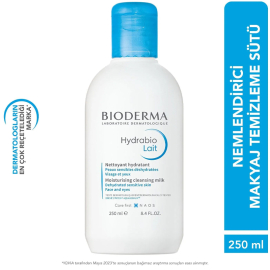 Bioderma Hydrabio Milky Cleanser - Nemlendirici Temizleyici Süt 250ml - 3