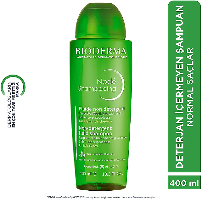 Bioderma Node Fluid Shampoo - Saç Bakım Şampuanı 400ml - 3