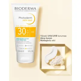Bioderma Photoderm AKN Mat SPF 30 - Matlaştırıcı Etkili Güneş Kremi 150ml - 3