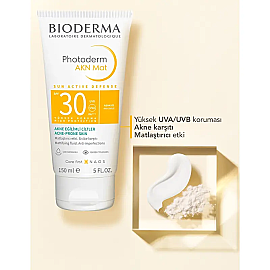 Bioderma Photoderm AKN Mat SPF 30 - Matlaştırıcı Etkili Güneş Kremi 150ml - 3