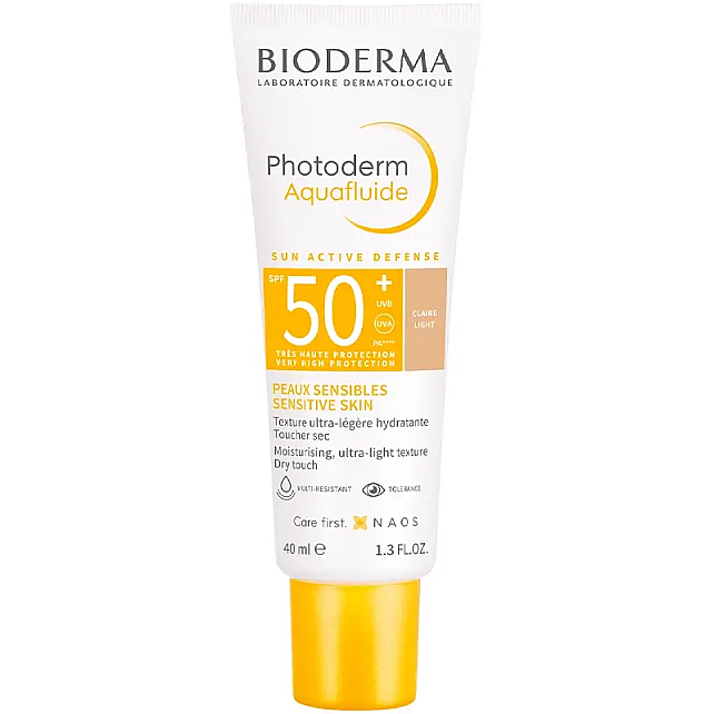 Bioderma Photoderm Aquafluide SPF 50+ Renkli Güneş Koruyucu Light 40ml - 1
