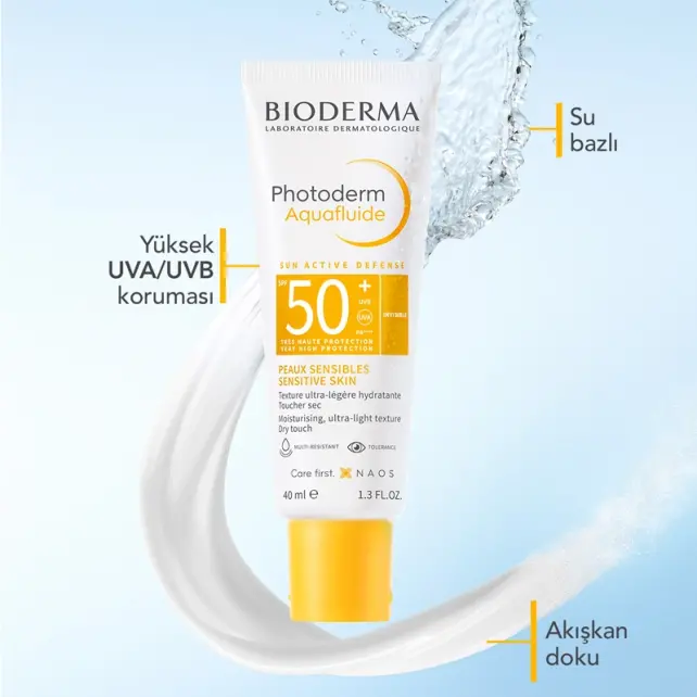 Bioderma Photoderm Aquafluide SPF 50+ Su Bazlı Güneş Koruyucu 40ml - 3