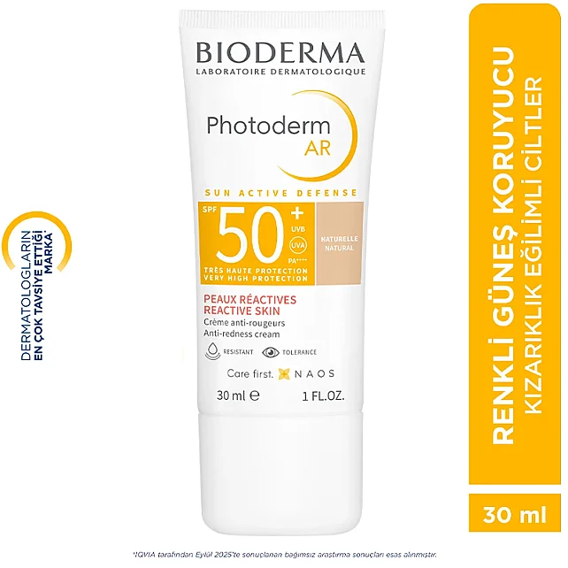 Bioderma Photoderm AR SPF 50+ Tinted Cream - Renkli Güneş Koruyucu 30ml - 5