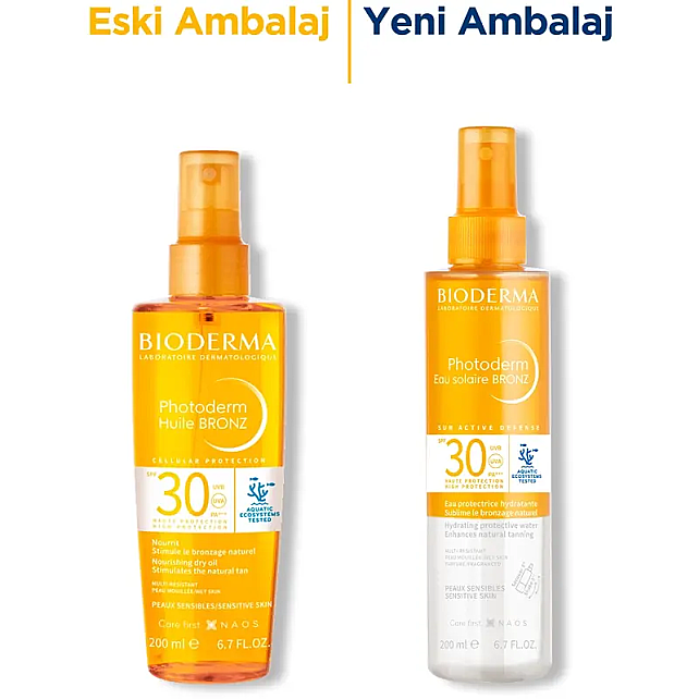 Bioderma Photoderm Bronz Sun Protective Water SPF 30 Güneş Koruyucu 200ml - 3