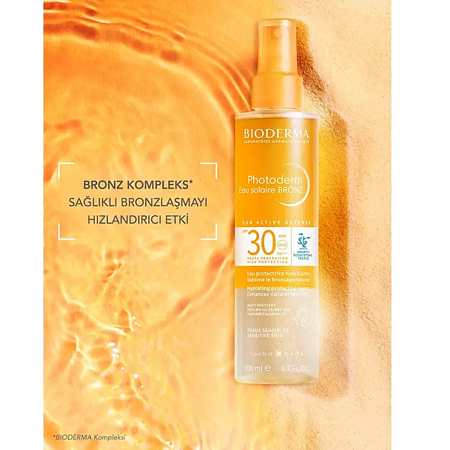 Bioderma Photoderm Bronz Sun Protective Water SPF 30 Güneş Koruyucu 200ml - 4
