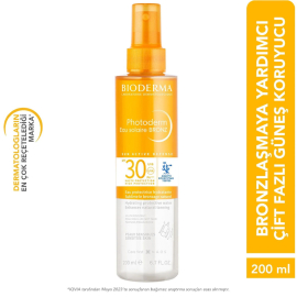 Bioderma Photoderm Bronz Sun Protective Water SPF30 Güneş Koruyucu 200ml - 4