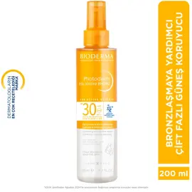 Bioderma Photoderm Bronz Sun Protective Water SPF30 Güneş Koruyucu 200ml - 8