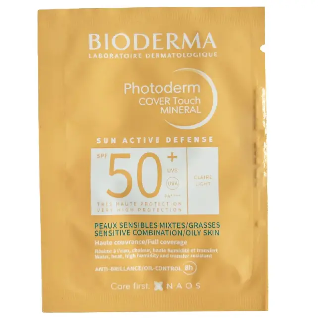 Bioderma Photoderm Cover Touch Mineral SPF 50 + Renkli Güneş Koruyucu 2g - 1