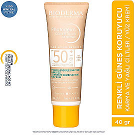 Bioderma Photoderm Cover Touch Mineral SPF 50 + Renkli Güneş Koruyucu Tres Claire Very Light 40gr - 4
