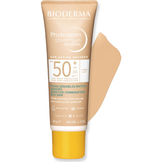 Bioderma Photoderm Cover Touch SPF 50 + Renkli Güneş Koruyucu Light 40g - 2