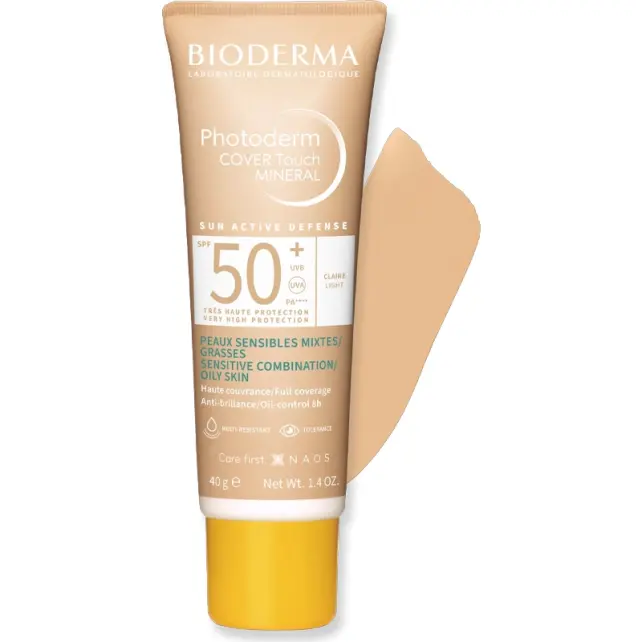 Bioderma Photoderm Cover Touch SPF 50 + Renkli Güneş Koruyucu Light 40g - 2