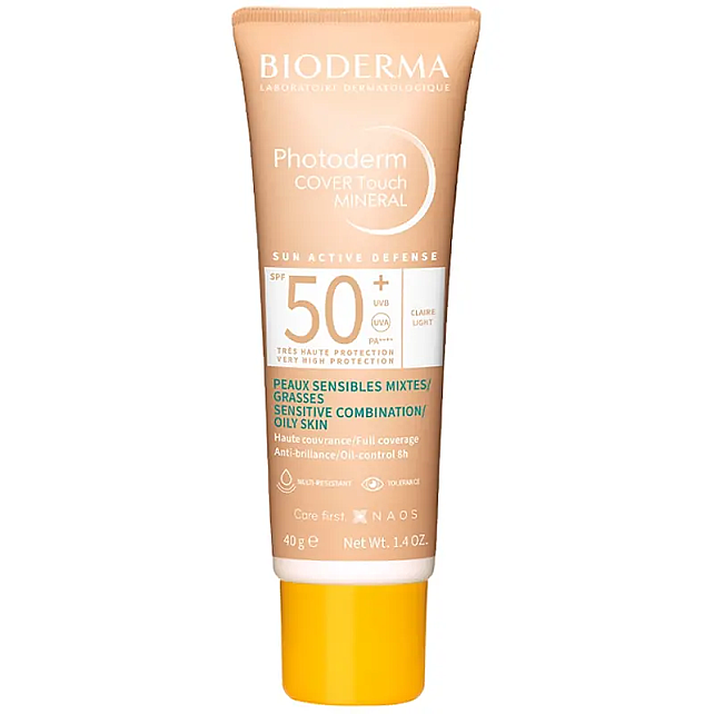 Bioderma Photoderm Cover Touch SPF 50 + Renkli Güneş Koruyucu Light 40gr - 1