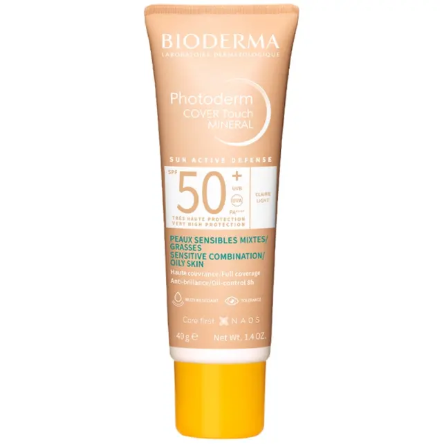 Bioderma Photoderm Cover Touch SPF 50 + Renkli Güneş Koruyucu Light 40g - 1