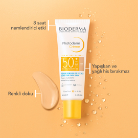 Bioderma Photoderm Creme SPF 50+ Renkli Güneş Koruyucu Light 40ml - 3