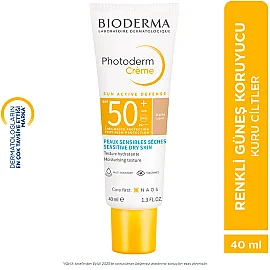 Bioderma Photoderm Creme SPF 50+ Renkli Güneş Koruyucu Light 40ml - 8