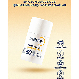 Bioderma Photoderm Invisible SPF 50+ Stick Güneş Koruyucu 15gr - 2