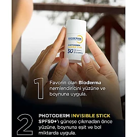 Bioderma Photoderm Invisible SPF50+ Stick Güneş Koruyucu 15 gr - 6