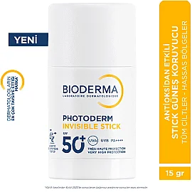 Bioderma Photoderm Invisible SPF50+ Stick Güneş Koruyucu 15 gr - 7