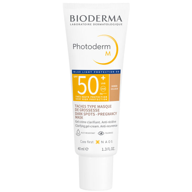 Bioderma Photoderm M Cream SPF 50+ Leke Karşıtı Renkli Güneş Koruyucu Golden 40ml - 1