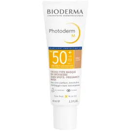 Bioderma Photoderm M Cream SPF 50+ Leke Karşıtı Renkli Güneş Koruyucu Golden 40ml - 1