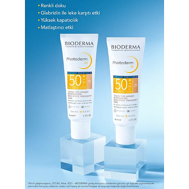 Bioderma Photoderm M Cream SPF 50+ Leke Karşıtı Renkli Güneş Koruyucu Golden 40ml - 3